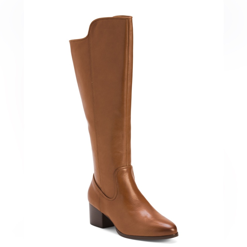 Elegant Tan Over the Knee Boots